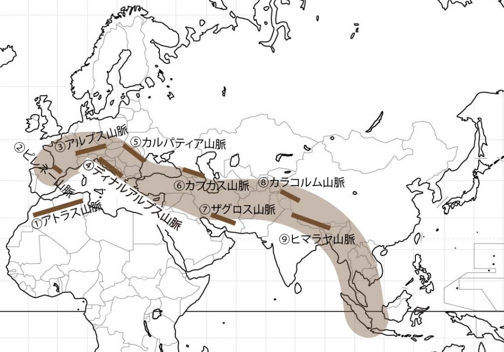 CAOB 中央アジア造山帯